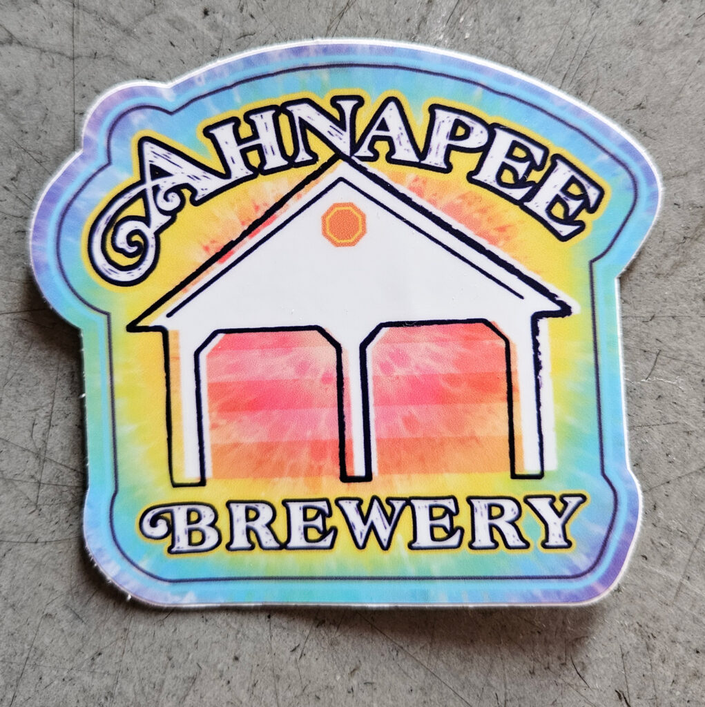 Ahnapee Brewery Sticker Tie Dye Ahnapee Brewery