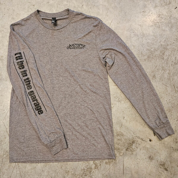 H-Grey Long Sleeve Ill Be In The Garage